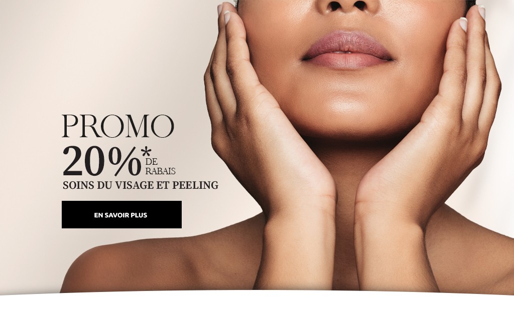 PROMO 20% soins du visage et peeling